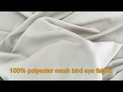 Nhà máy bán trực tiếp 100% polyester ẩm wicking chức năng 100 polyester mắt chim lưới áo jersey sp