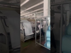 Quá trình quay phim tại chỗ của quá trình sản xuất của nhà máy dệt của Jiarui Textile Company