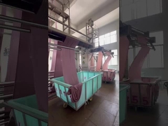 Quá trình quay phim tại chỗ của quá trình sản xuất của nhà máy dệt của Jiarui Textile Company